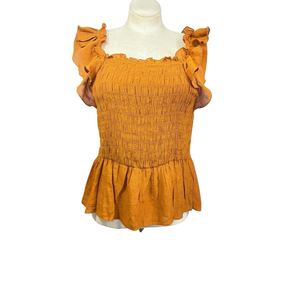 Women's Nanette Lepore extra large brown sheared‎ tank top preowned